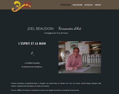 Joël Beaudoin, ferronnier d'Art